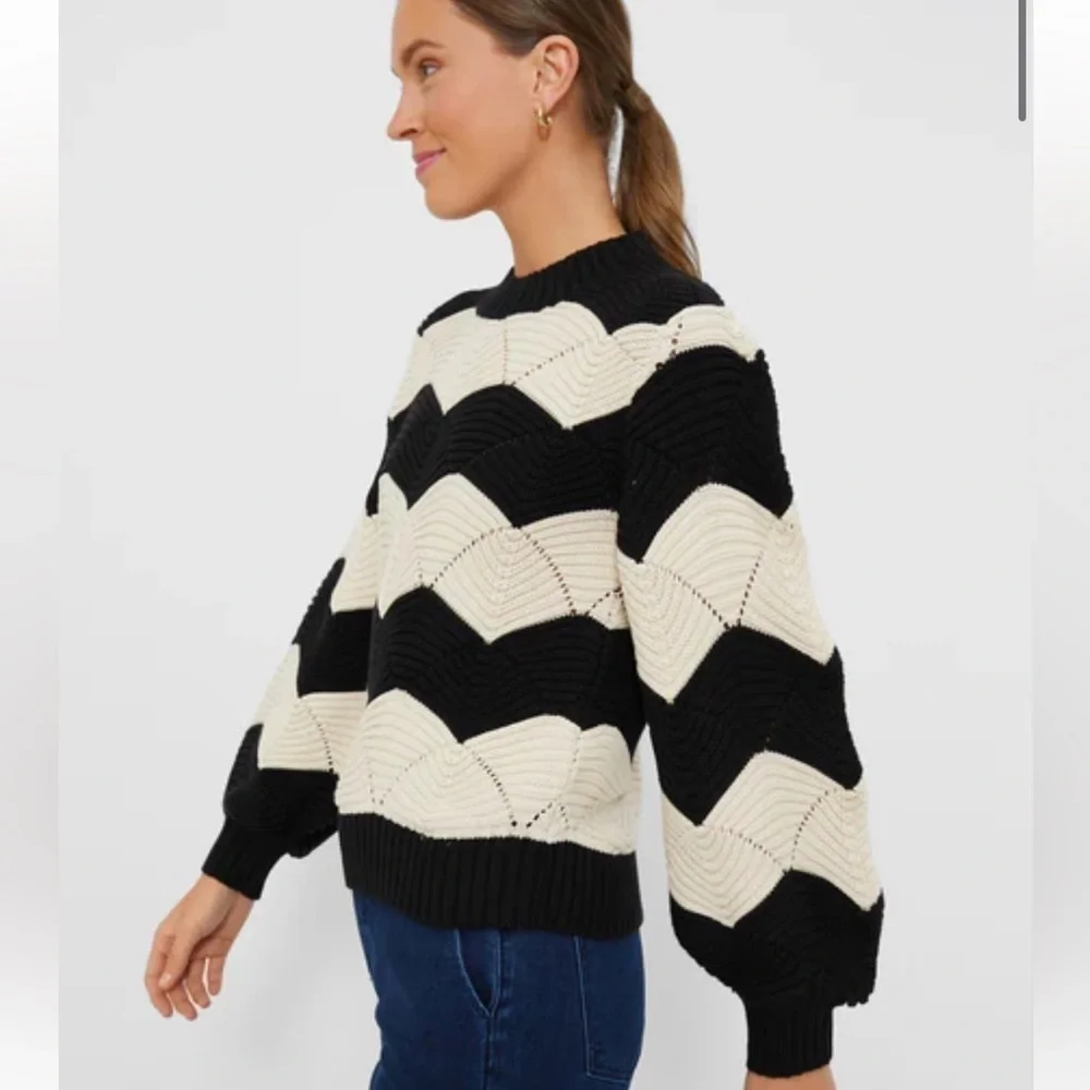 Cleobella // Black & Ivory Kori Sweater